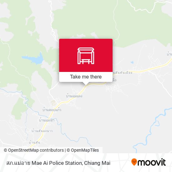 สภ.แม่อาย Mae Ai Police Station map