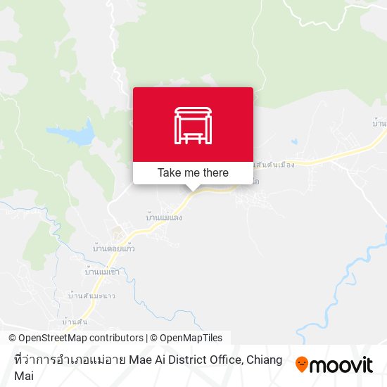 ที่ว่าการอำเภอแม่อาย Mae Ai District Office map