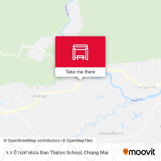 ร.ร.บ้านท่าตอน Ban Thaton School map