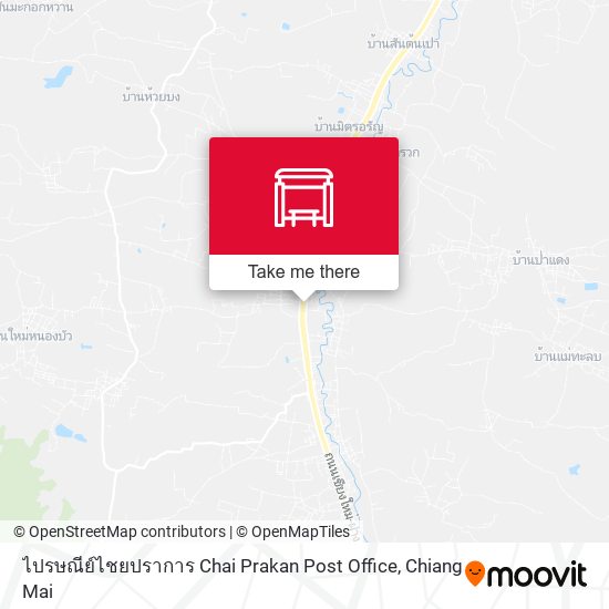 ไปรษณีย์ไชยปราการ Chai Prakan Post Office map