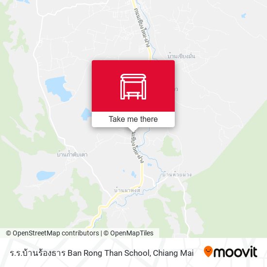 ร.ร.บ้านร้องธาร Ban Rong Than School map
