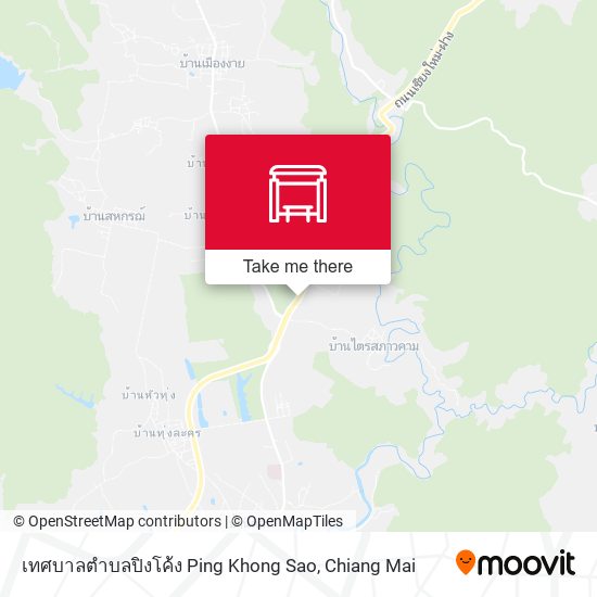 เทศบาลตำบลปิงโค้ง Ping Khong Sao map