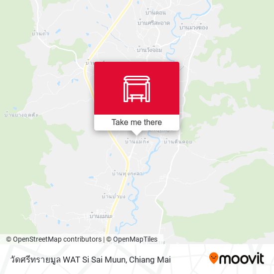วัดศรีทรายมูล WAT Si Sai Muun map