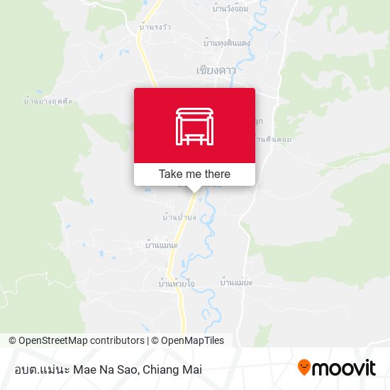 อบต.แม่นะ Mae Na Sao map