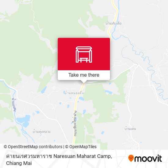 ค่ายนเรศวรมหาราช Naresuan Maharat Camp map