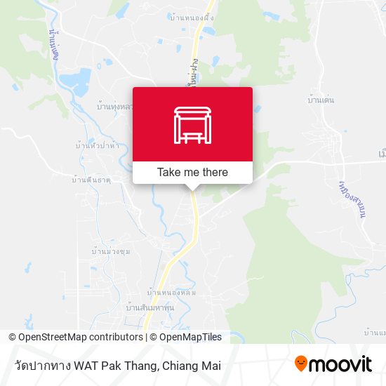 วัดปากทาง WAT Pak Thang map