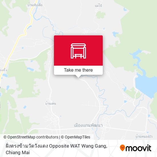 ฝั่งตรงข้ามวัดวังแดง Opposite WAT Wang Gang map