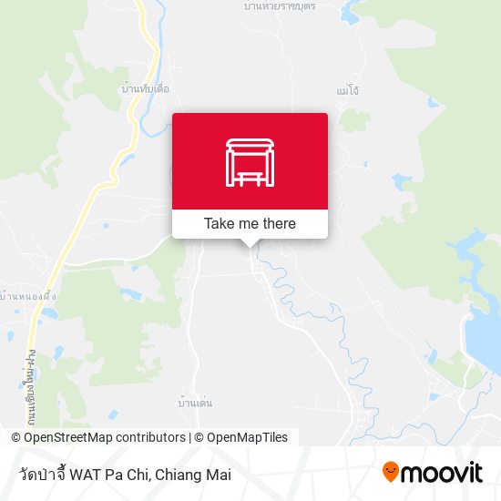 วัดป่าจี้ WAT Pa Chi map