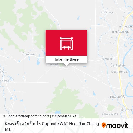 ฝั่งตรงข้ามวัดห้วยไร่ Opposite WAT Huai Raii map