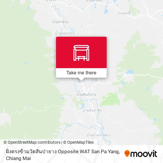 ฝั่งตรงข้ามวัดสันป่ายาง Opposite WAT San Pa Yang map