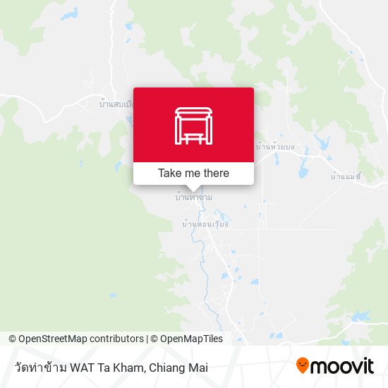 วัดท่าข้าม WAT Ta Kham map