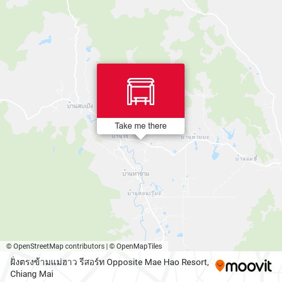 ฝั่งตรงข้ามแม่ฮาว รีสอร์ท Opposite Mae Hao Resort map