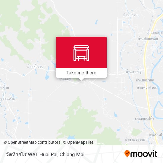 วัดห้วยไร่  WAT Huai Rai map