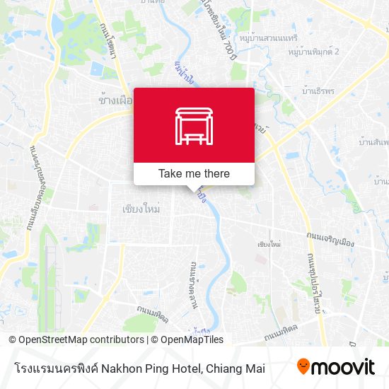 โรงแรมนครพิงค์ Nakhon Ping Hotel map