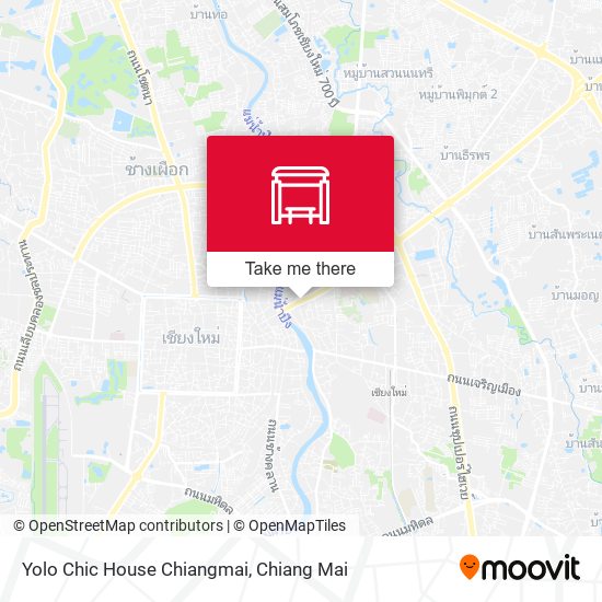 Yolo Chic House Chiangmai map