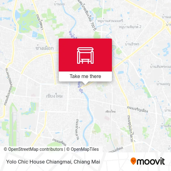 Yolo Chic House Chiangmai map