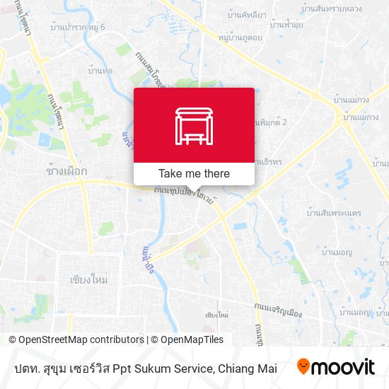 ปตท. สุขุม เซอร์วิส  Ppt Sukum Service map