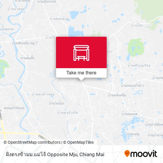ฝั่งตรงข้ามม.แม่โจ้ Opposite Mju map