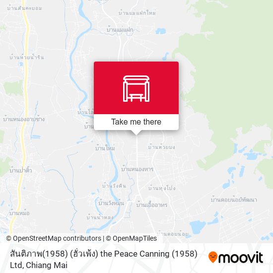 สันติภาพ(1958) (ฮั่วเพ้ง) the Peace Canning (1958) Ltd map