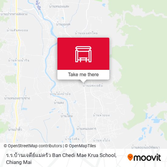 ร.ร.บ้านเจดีย์แม่ครัว Ban Chedi Mae Krua School map