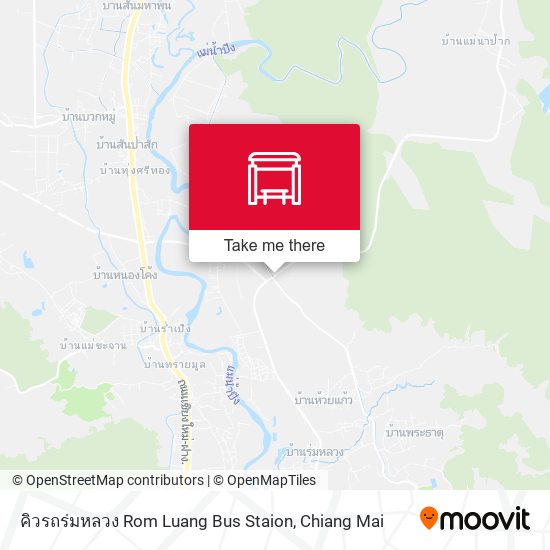 คิวรถร่มหลวง Rom Luang Bus Staion map