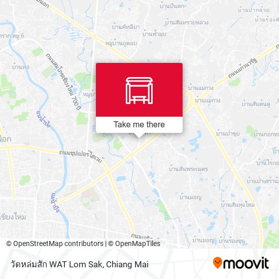 วัดหล่มสัก WAT Lom Sak map