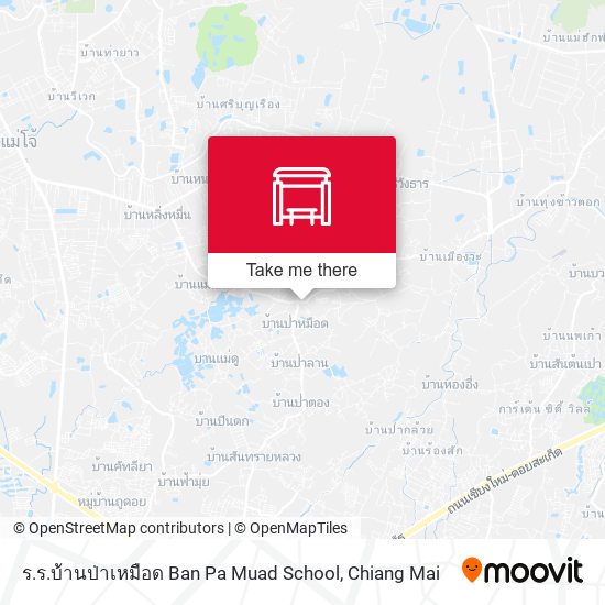 ร.ร.บ้านป่าเหมือด Ban Pa Muad School map