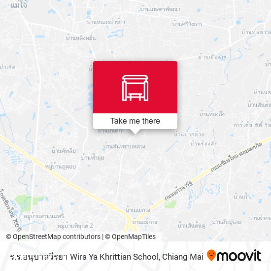 ร.ร.อนุบาลวีรยา Wira Ya Khrittian School map