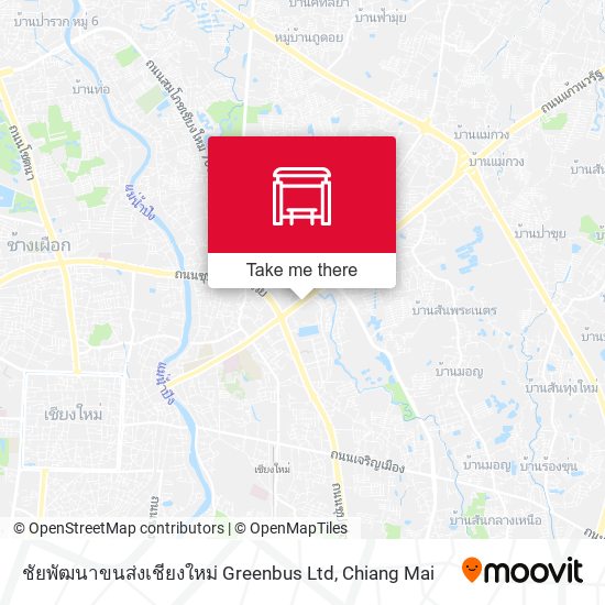 ชัยพัฒนาขนส่งเชียงใหม่ Greenbus Ltd map