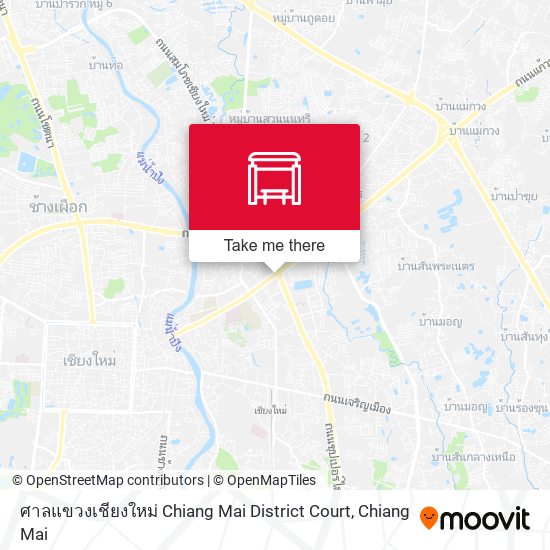 ศาลแขวงเชียงใหม่ Chiang Mai District Court map