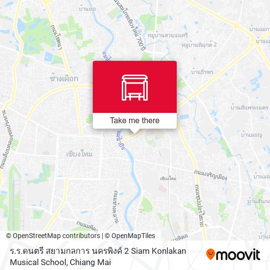 ร.ร.ดนตรี สยามกลการ นครพิงค์ 2 Siam Konlakan Musical School map