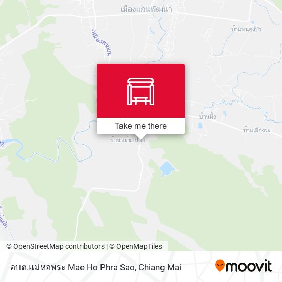 อบต.แม่หอพระ Mae Ho Phra Sao map