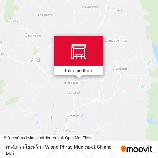 เทศบาลเวียงพร้าว Wiang Phrao Municipal map