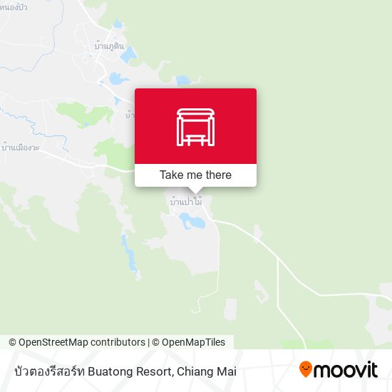 บัวตองรีสอร์ท Buatong Resort map