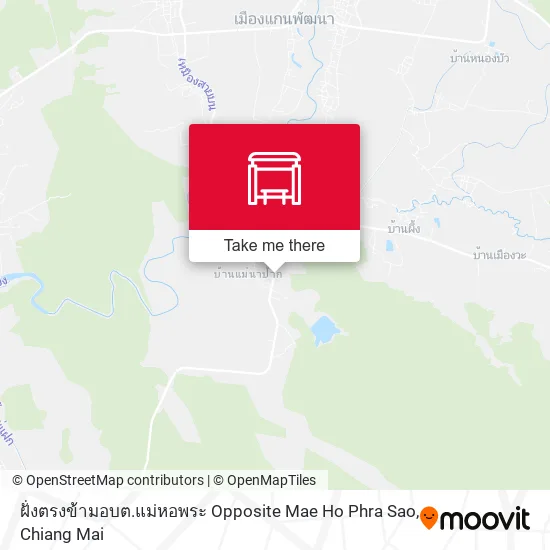 ฝั่งตรงข้ามอบต.แม่หอพระ Opposite Mae Ho Phra Sao map