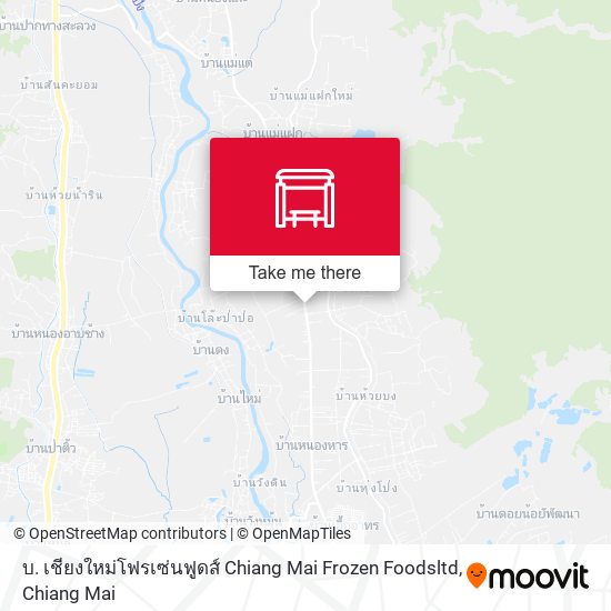 บ. เชียงใหม่โฟรเซ่นฟูดส์ Chiang Mai Frozen Foodsltd map