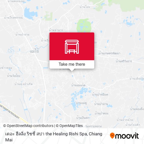 เดอะ ฮีลลิ่ง ริชชี่ สปา the Healing Rishi Spa map
