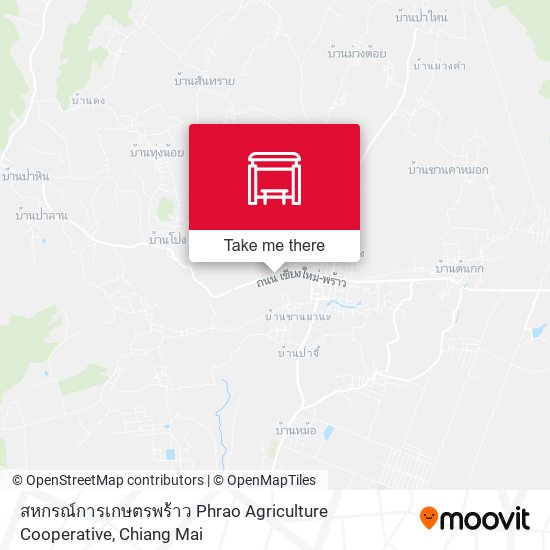 สหกรณ์การเกษตรพร้าว Phrao Agriculture Cooperative map