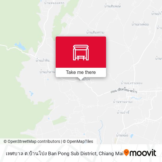 เทศบาล ต.บ้านโป่ง Ban Pong Sub District map