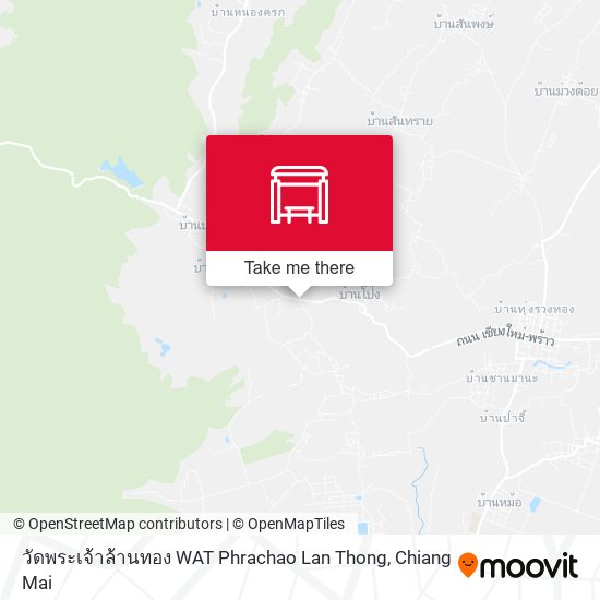 วัดพระเจ้าล้านทอง WAT Phrachao Lan Thong map