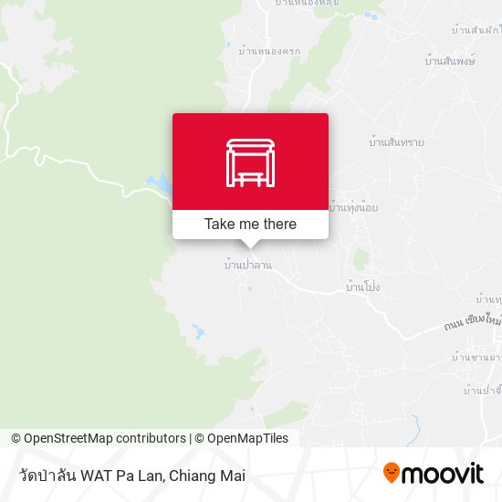วัดป่าลัน WAT Pa Lan map