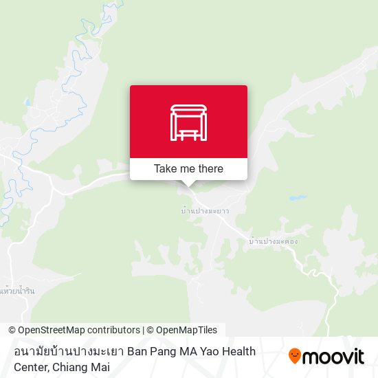 อนามัยบ้านปางมะเยา Ban Pang MA Yao Health Center map