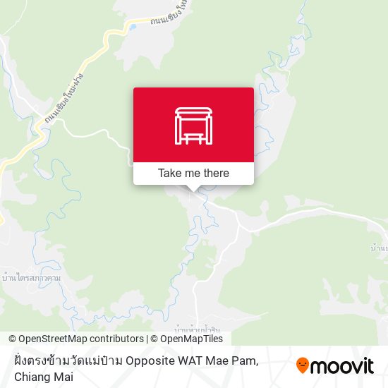 ฝั่งตรงข้ามวัดแม่ป๋าม Opposite WAT Mae Pam map