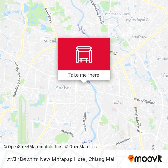 รร.นิวมิตรภาพ New Mitrapap Hotel map