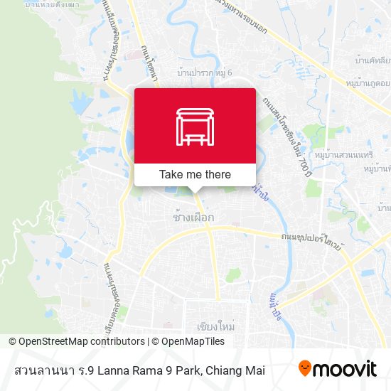 สวนลานนา ร.9 Lanna Rama 9 Park map