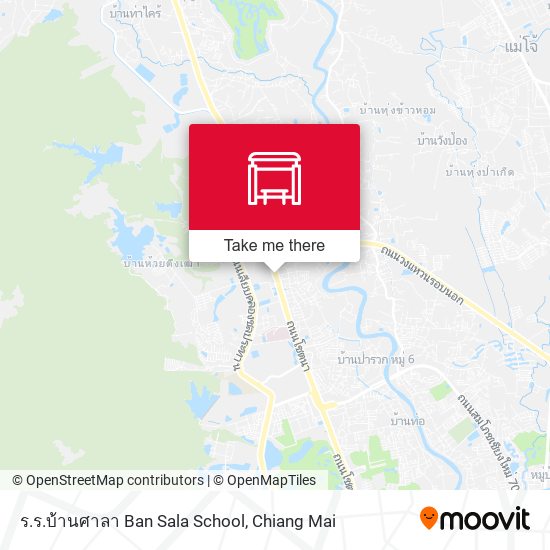 ร.ร.บ้านศาลา Ban Sala School map