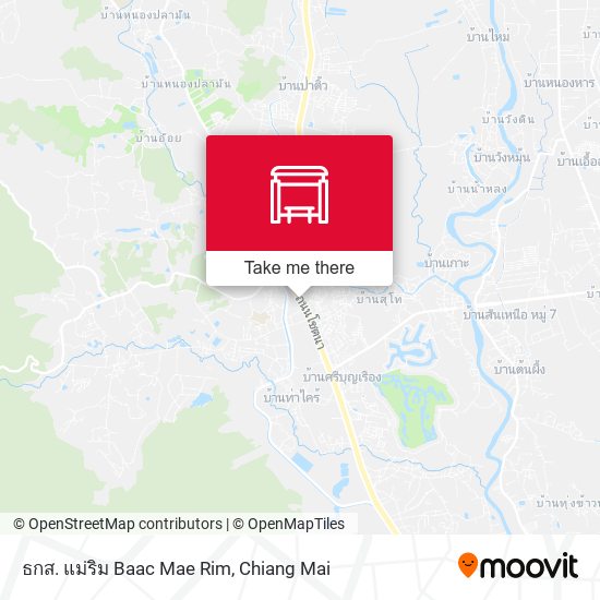 ธกส. แม่ริม Baac Mae Rim map