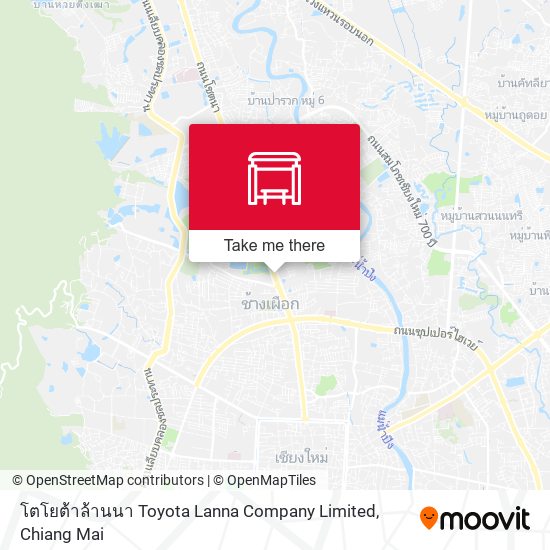 โตโยต้าล้านนา Toyota Lanna Company Limited map