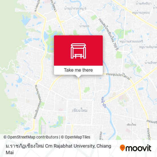ม.ราชภัฏเชียงใหม่ Cm Rajabhat University map