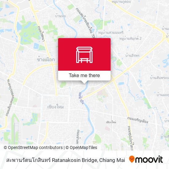 สะพานรัตนโกสินทร์ Ratanakosin Bridge map